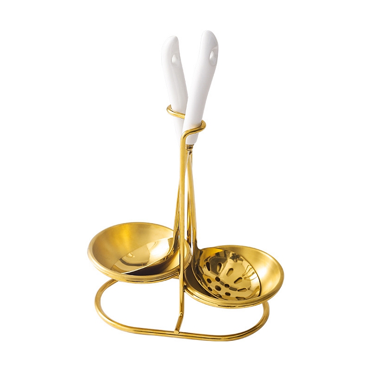 Nordic INS creative kitchenware set household stainless steel colander ceramic handle hotpot spoon cooking kitchen utensils