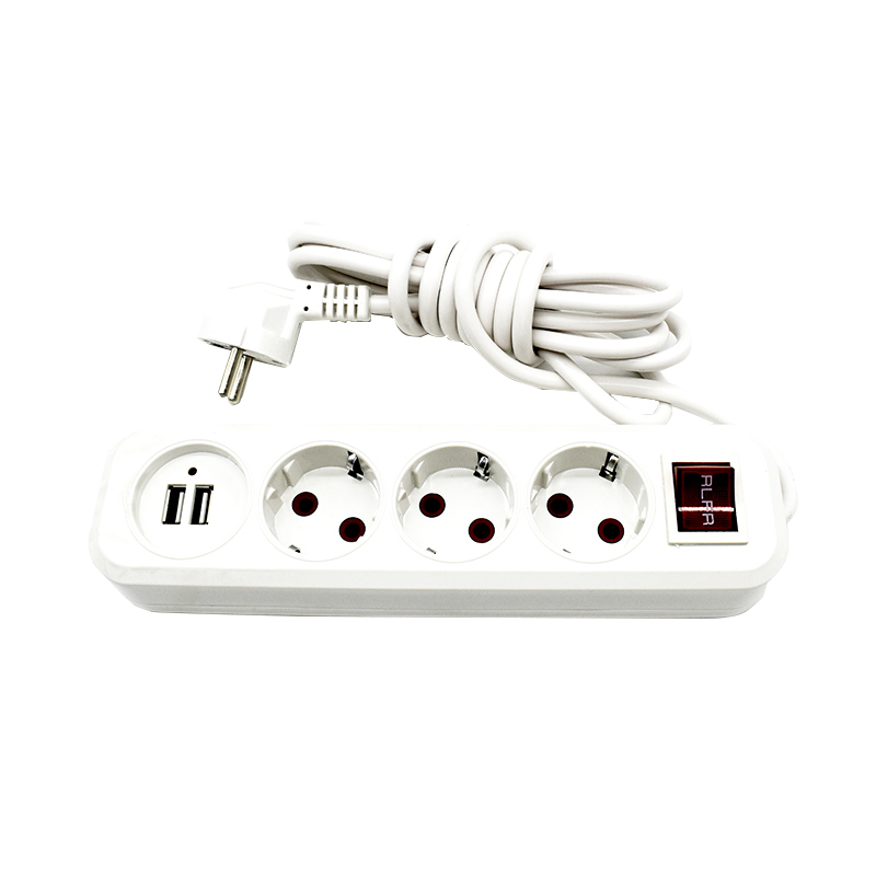 Extension socket with usb / power strip with usb port