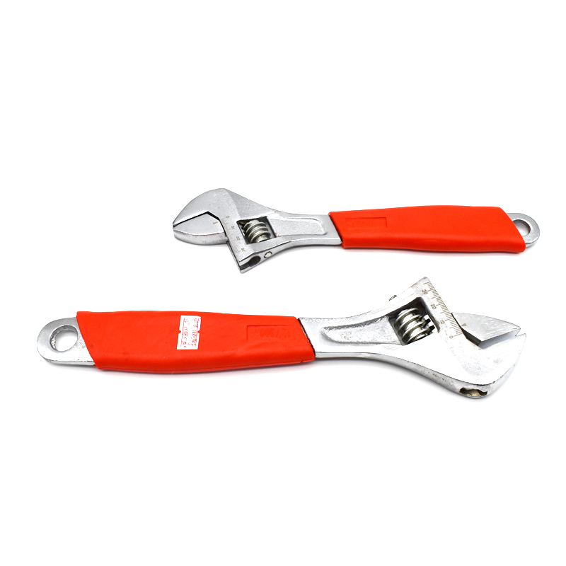 PVC handle cast iron universal adjustable spanner wrench