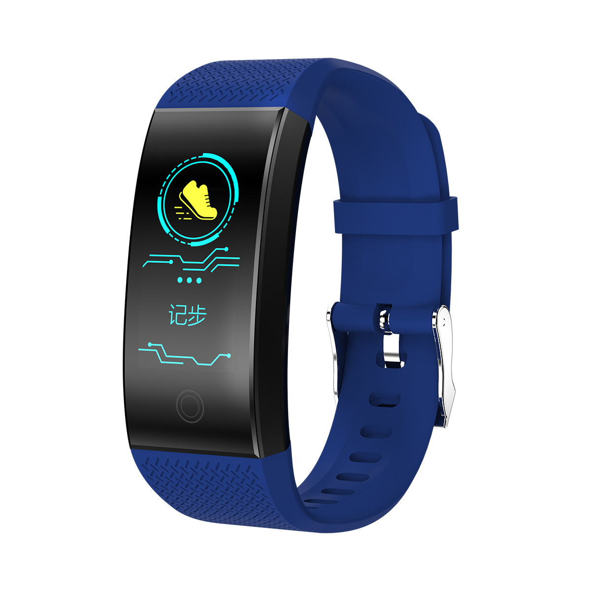 QW18 Smart Watch Blood Pressure Heart Rate Monitor Sleep Sports Fitness Tracker IP68 Waterproof Dustproof Ultra-Light