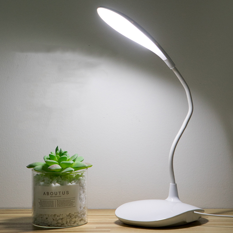 Brand new wireless desk lamp cordless USB rechargeable reading light touch desk lamp gooseneck desk lamp