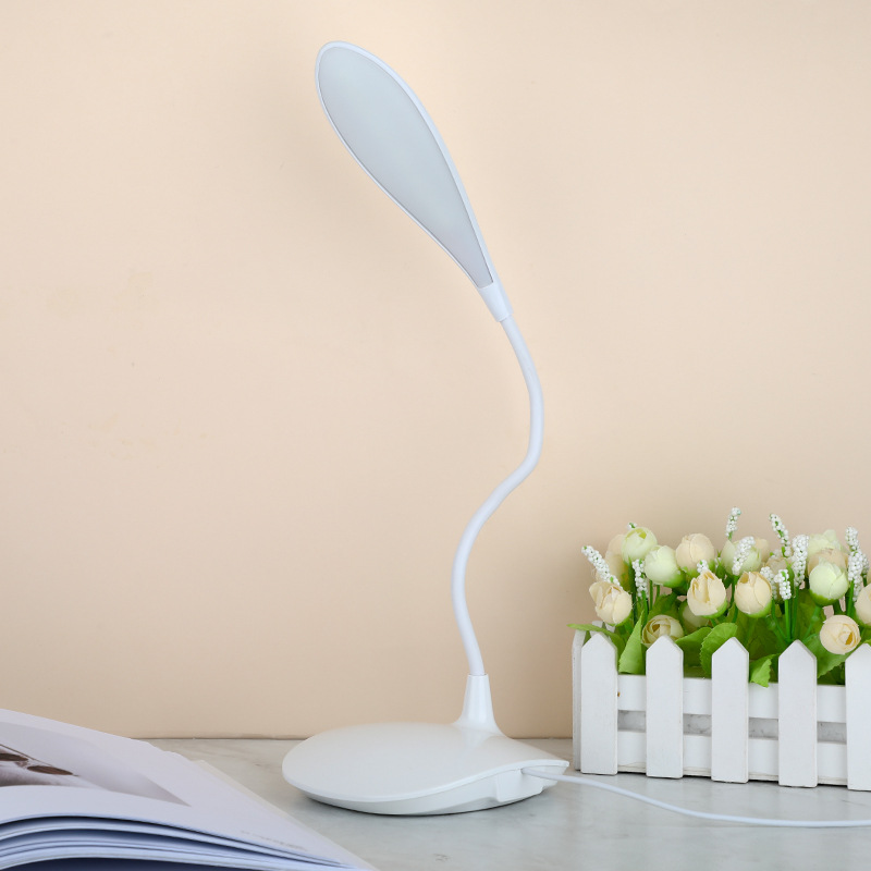 Brand new wireless desk lamp cordless USB rechargeable reading light touch desk lamp gooseneck desk lamp