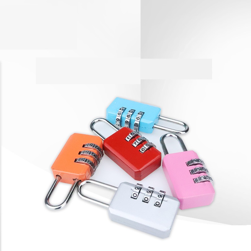 Selling cartoon 3 digit combination lock stationery pen bag travel case lock Wenzhou lock manufacturer XMM8012
