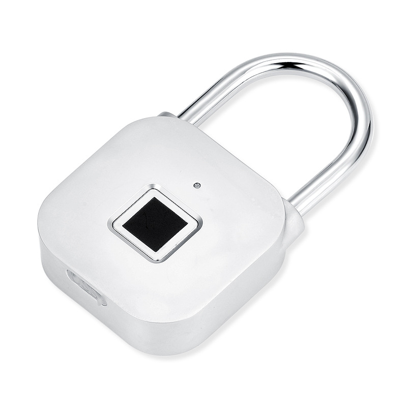 High grade alloy intelligent padlock fingerprint lock dormitory gym hotel apartment door safe padlock S01