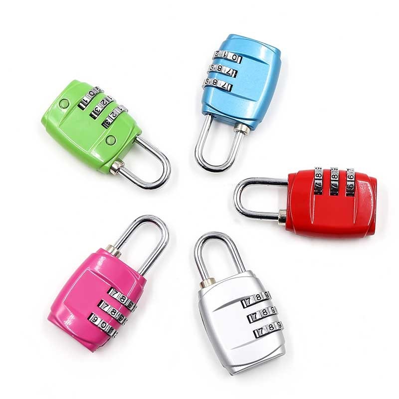 cartoon number password lock  runner alloy solid lock body security manufacturers direct wholesale