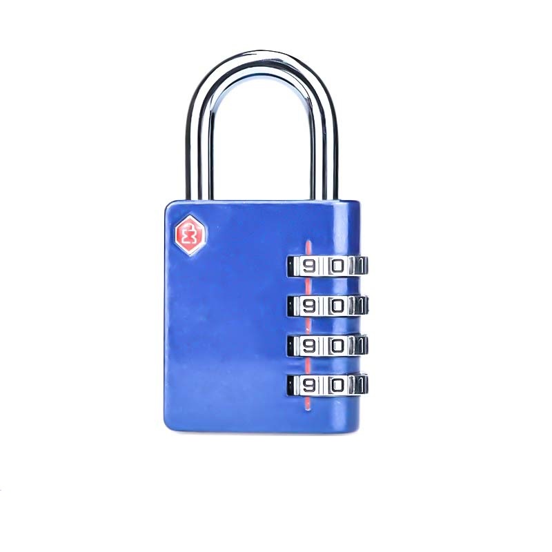Cross-border hot four password lock alloy solid gym security anti-theft manufacturers direct multi-   wholesale
