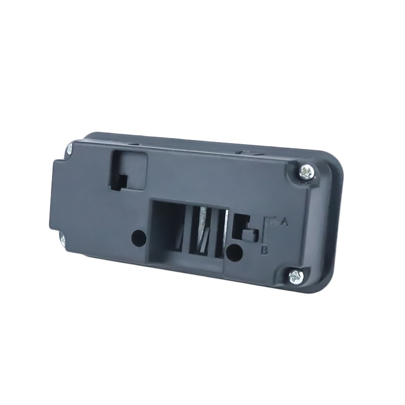 Brand swivel tongue lock   alloy square tongue black security anti-theft drawer lock manufacturers direct sales