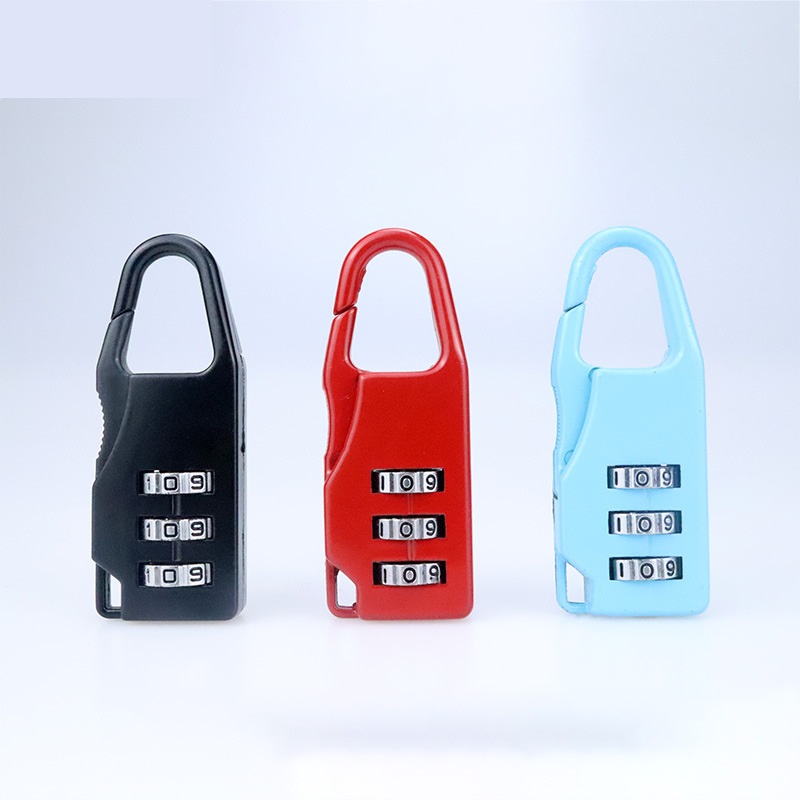 alloy 3 digit cartoon combination lock Stationery Mini multi-colour small suitcase games room escape padlock
