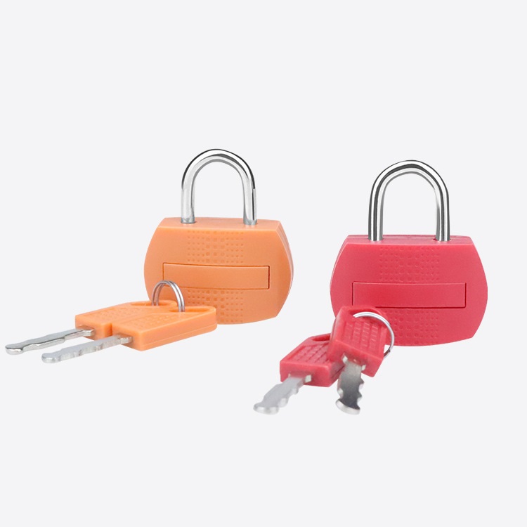 cartoon plastic key padlock cute backpack stationery lock customizable logo Source factory XMM6022