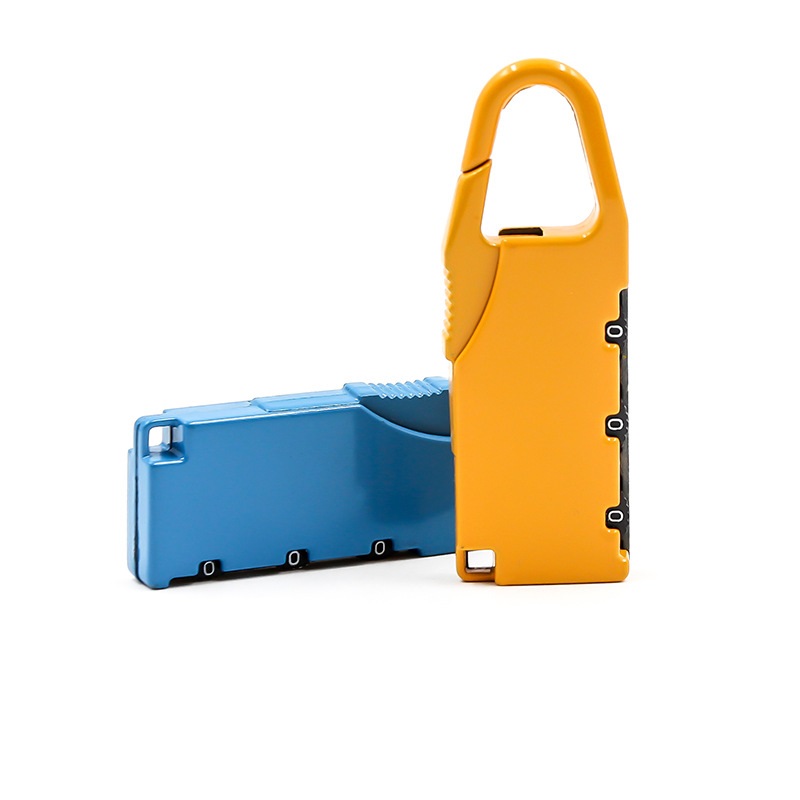 3 Digit Combination Password Luggage Lock Mini Zipper Lock - China