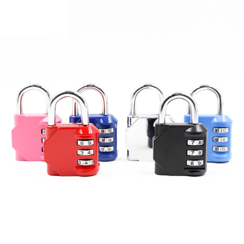 Lock industry 40mm alloy combination lock luggage lock gym stationery gift lock 8023 large