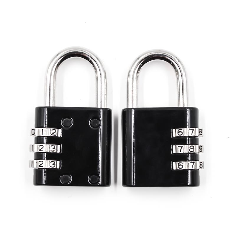 40MM black alloy password lock padlock suitcase furniture cabinet general manufacturers direct wholesale