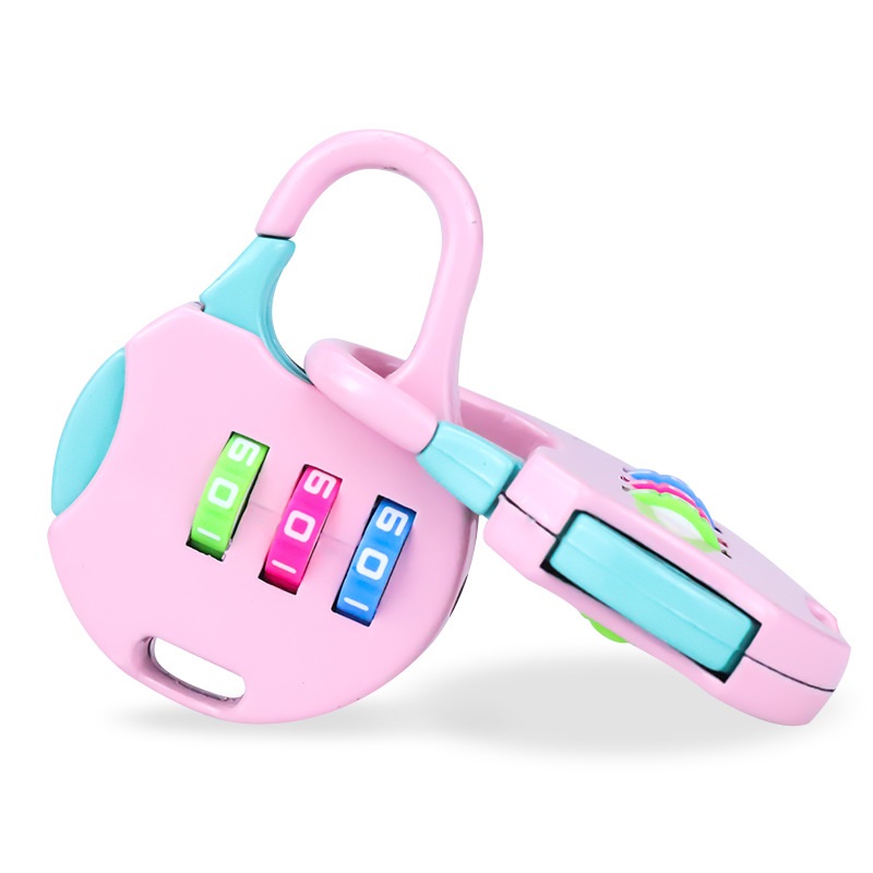 number password bag lock suitcase backpack pen bag stationery gift security lovely password padlock 8004