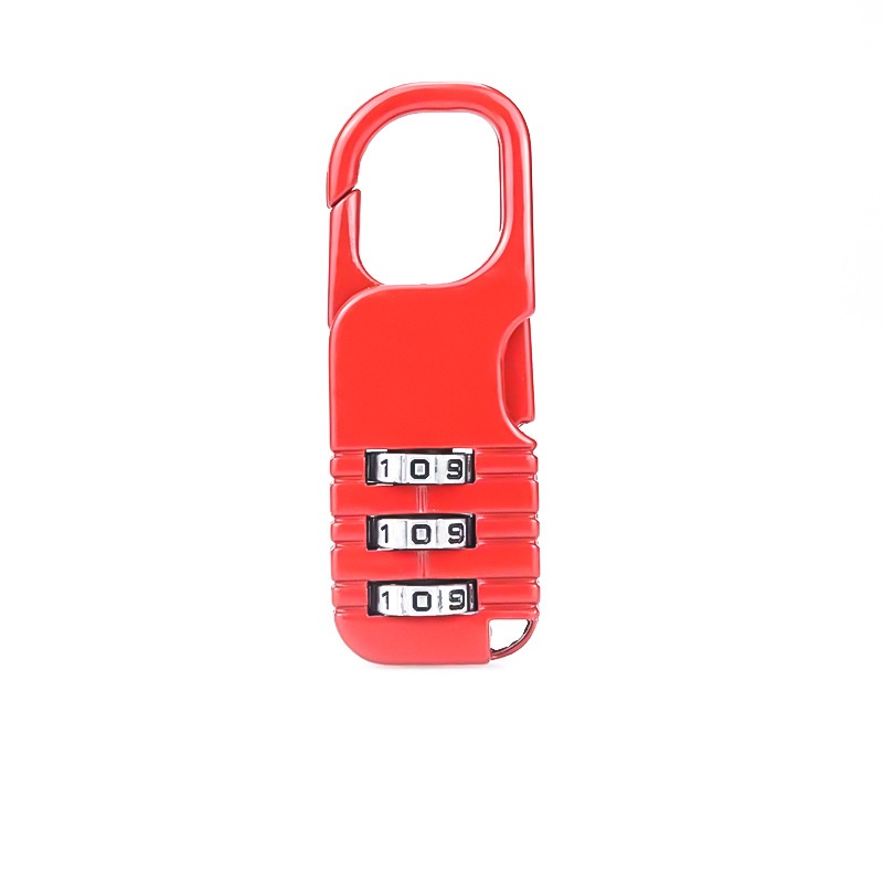 Wenzhou lock factory alloy password lock stationery bag locker 3 digital small padlock manufacturers direct sales