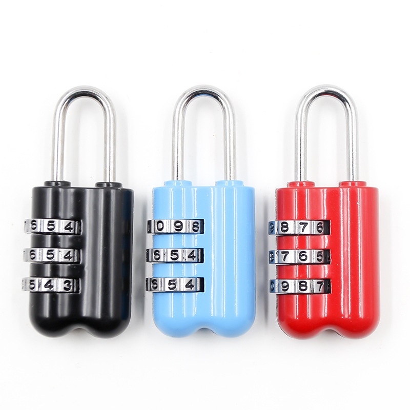 Light and small mini password lock bag backpack bag lock high quality products alloy password lock manufacturers direct sales