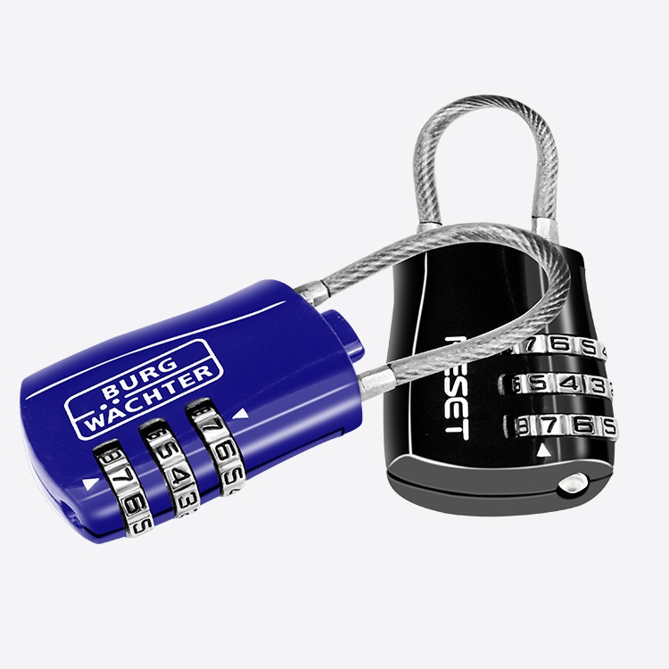 High-quality alloy digital wire rope password lock customs anti-theft security high-grade lacquer pull rod bag lock