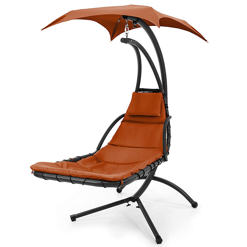 Luxury Outdoor Garden Furniture Steel Hanging Chairs Lounger Swing Seat