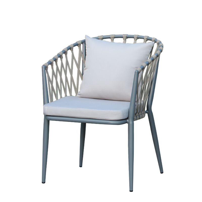 Good quality rope garden outdoor patio set wicker sofa chair