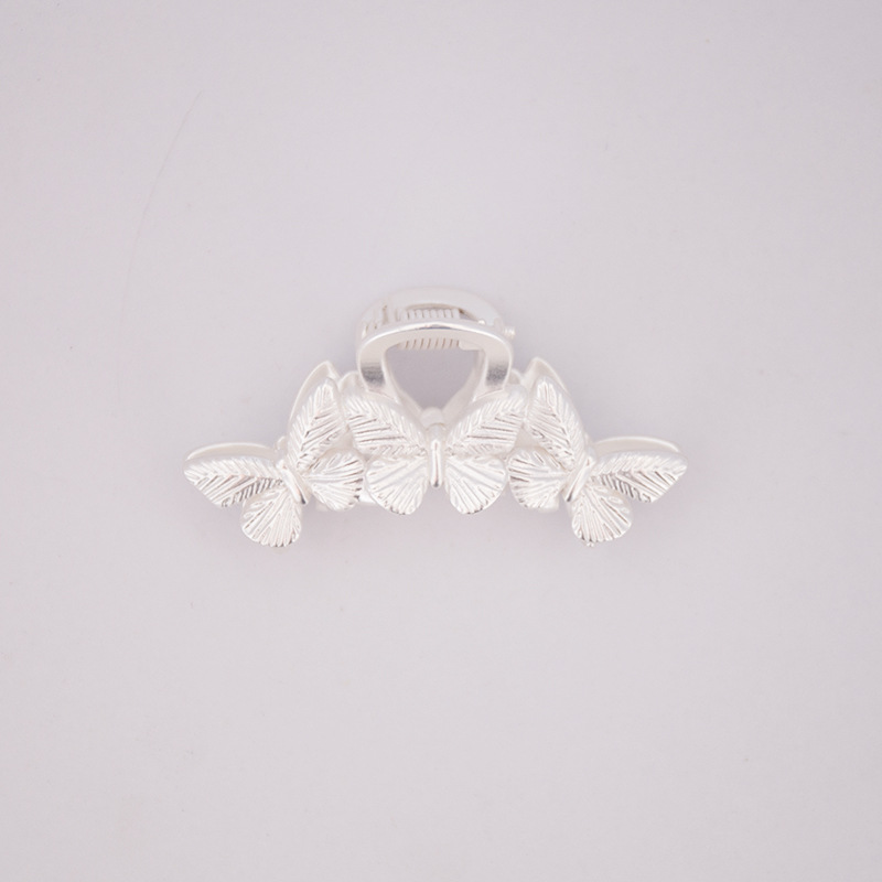 Double Flowers Shaped Metal Hair Claw Clips Hair Catch Barrette Jaw Clamp for Women Half Bun Hairpins for Thick Hair